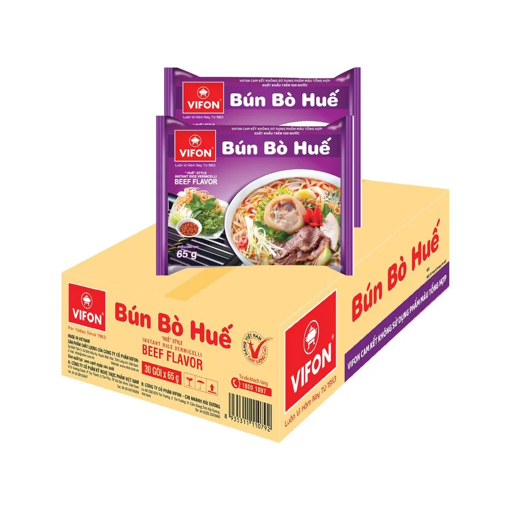 Bún Bò Huế Vifon 30 Gói x 65g