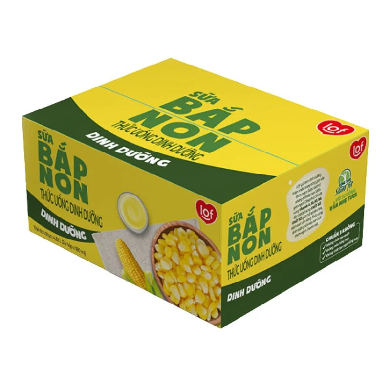 Thùng 24 Thức Uống Dinh Dưỡng Sữa Bắp Lof 180ml