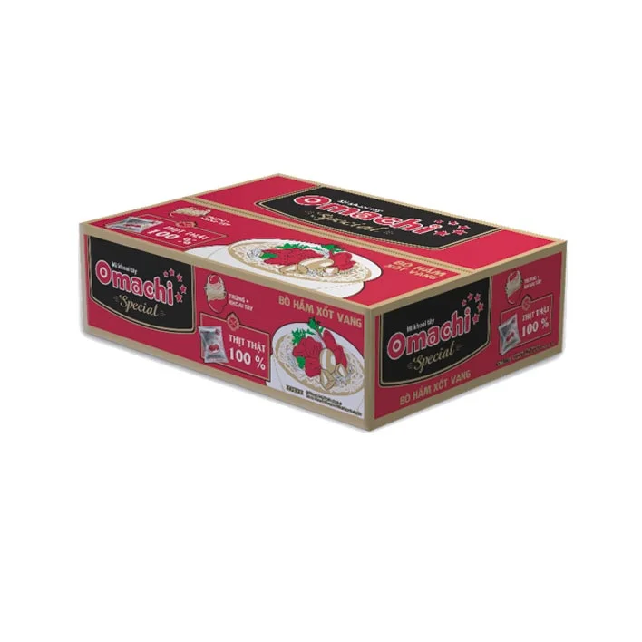 Thùng 30 Gói Mì Omachi Special Bò Xốt Vang 92g