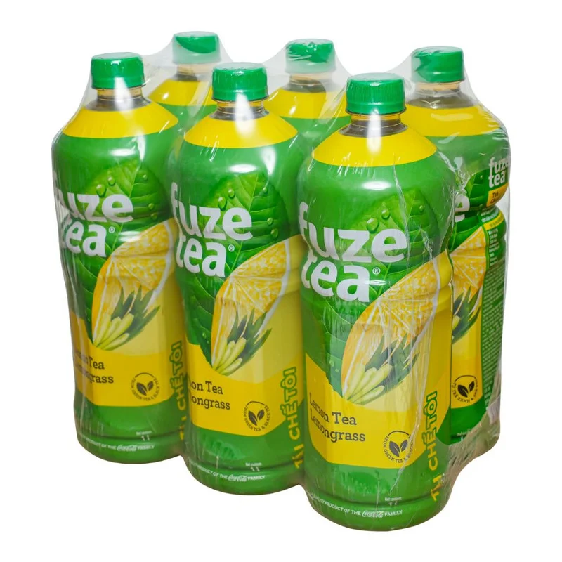Thực Phẩm Bổ Sung Trà Chanh & Sả Fuze Tea 6 x1L