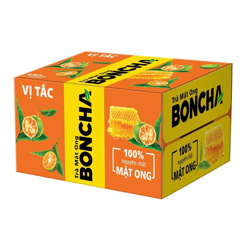Trà Mật Ong Tắc BonCha 24 x 450ml