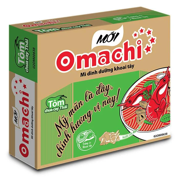 Mì Dinh Dưỡng Omachi Lẩu Tôm Càng 30 Gói x 80g