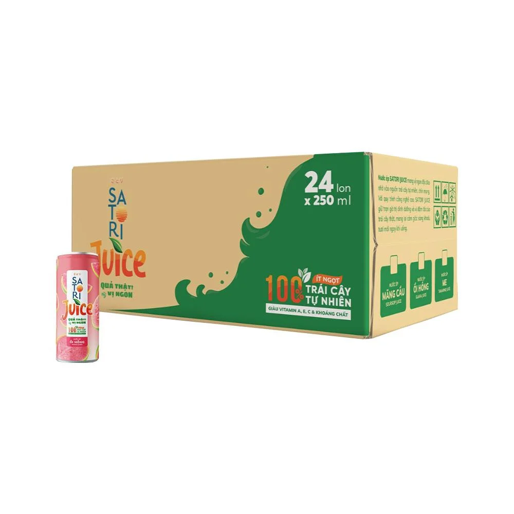 Nước Ép Ổi Hồng Satori 24 x 250ml