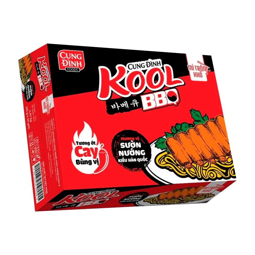 Mì Trộn Khô Cung Đình Kool BBQ 30 x 99g