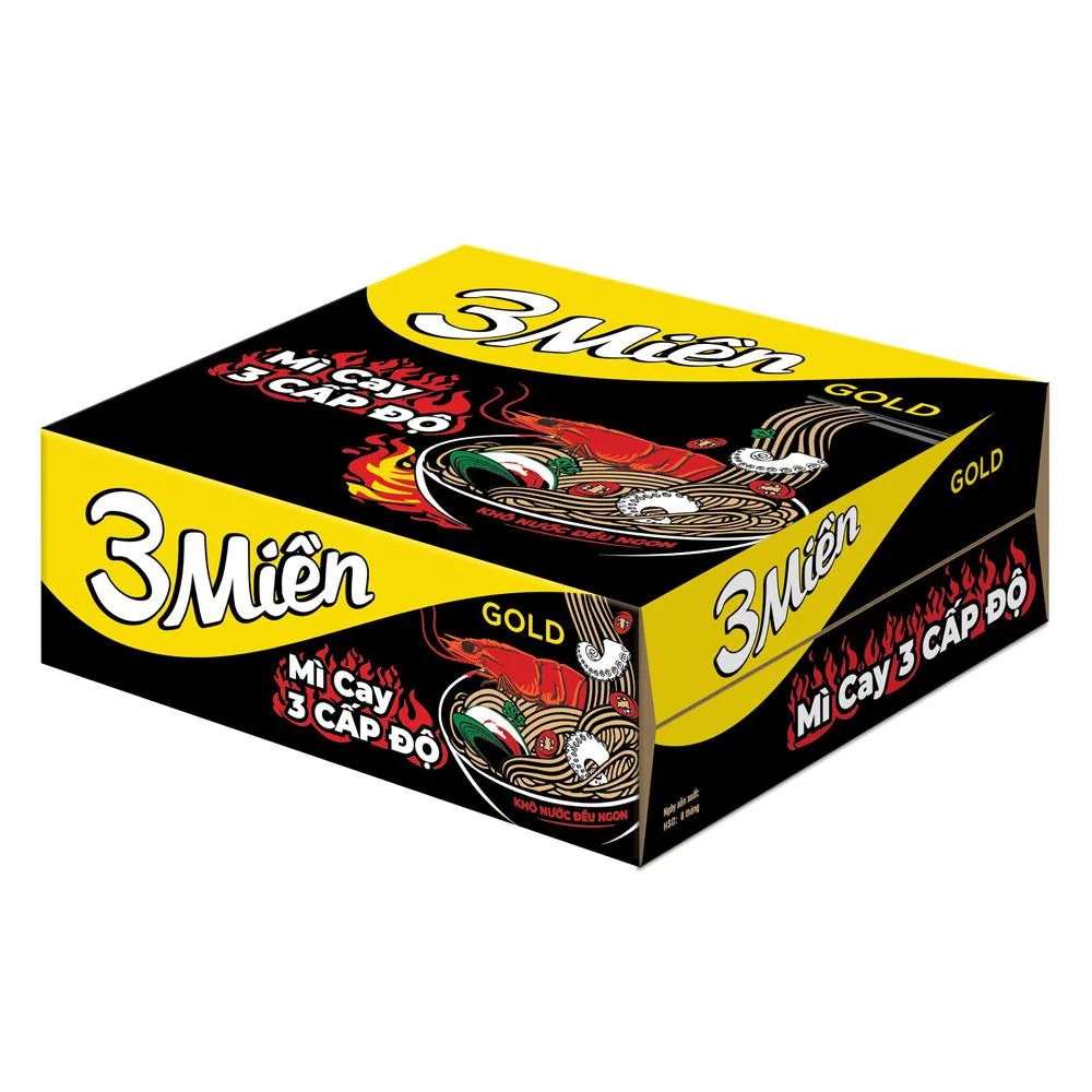 Mì 3 Miền Gold Cay 3 Cấp Độ 30 x 75g