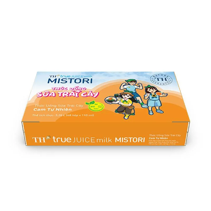 Thức Uống Sữa Trái Cây Cam Mistori 48x110ml