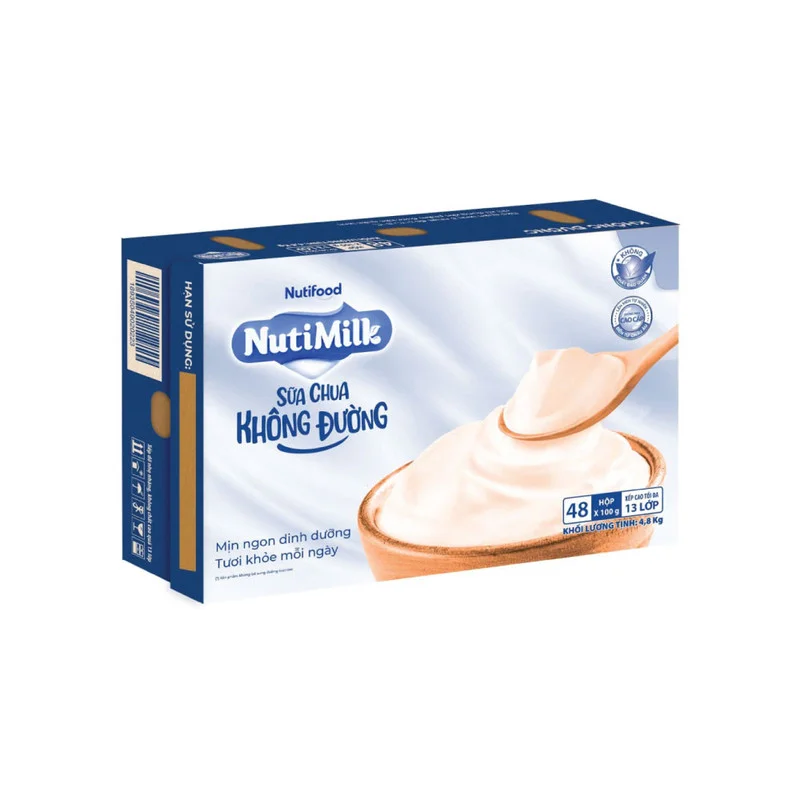 Sữa Chua Nutimilk Không Đường 48x100g