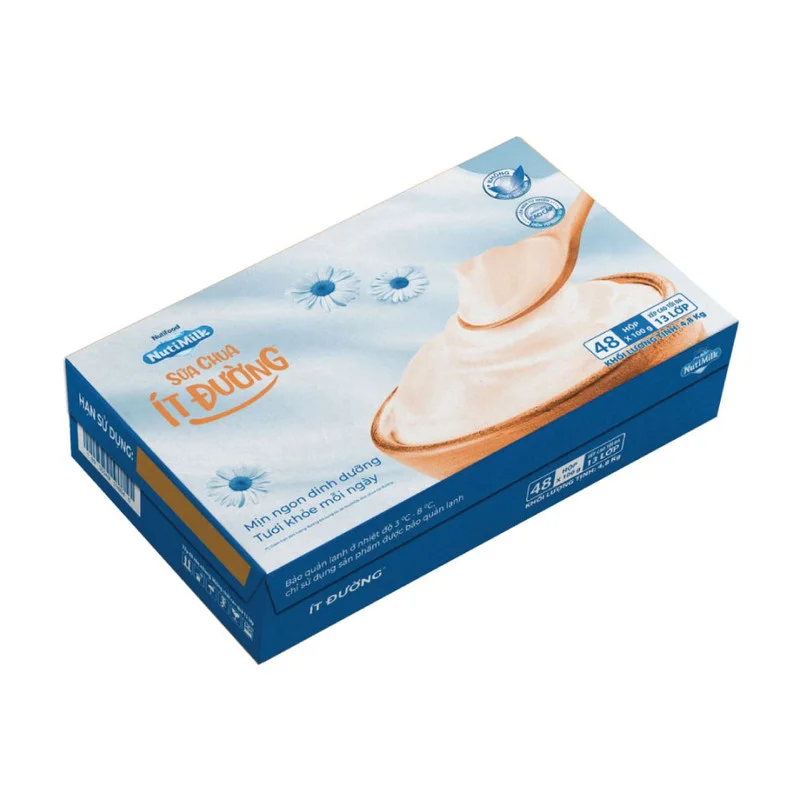 Sữa Chua Nutimilk Ít Đường 48x100g