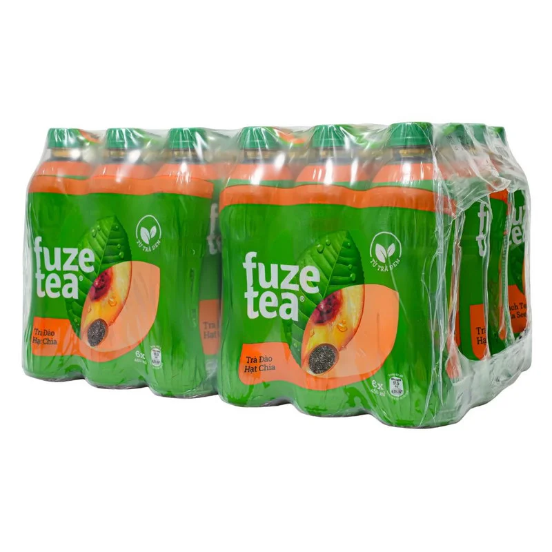 Trà Đào & Hạt Chia Fuze Tea 24 x 450ml