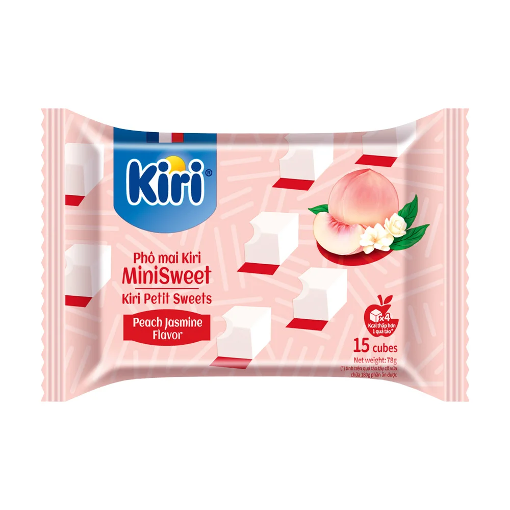 Phô Mai Kiri Hương Đào Hoa Nhài 78g