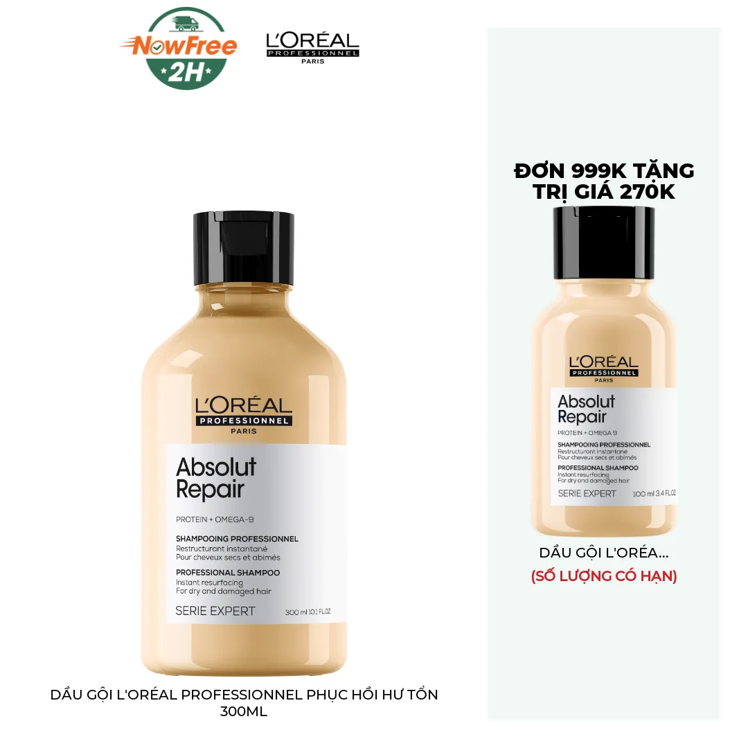 Dầu Gội L'Oréal Professionnel Phục Hồi Hư Tổn 300ml