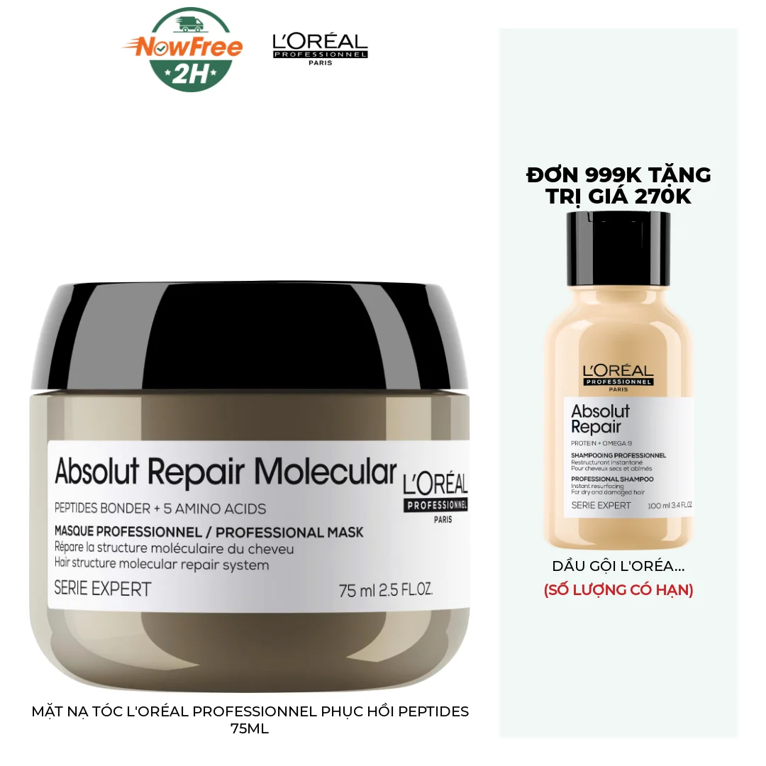 Mặt Nạ Tóc L'Oréal Professionnel Phục Hồi Peptides 75ml