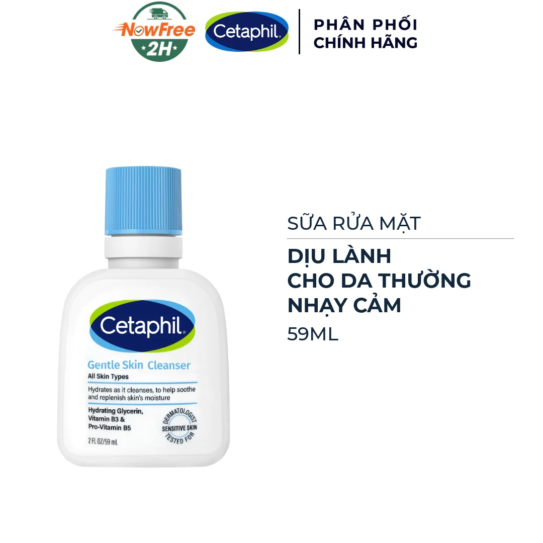 Sữa Rửa Mặt Cetaphil Dịu Lành Cho Da Nhạy Cảm 59ml
