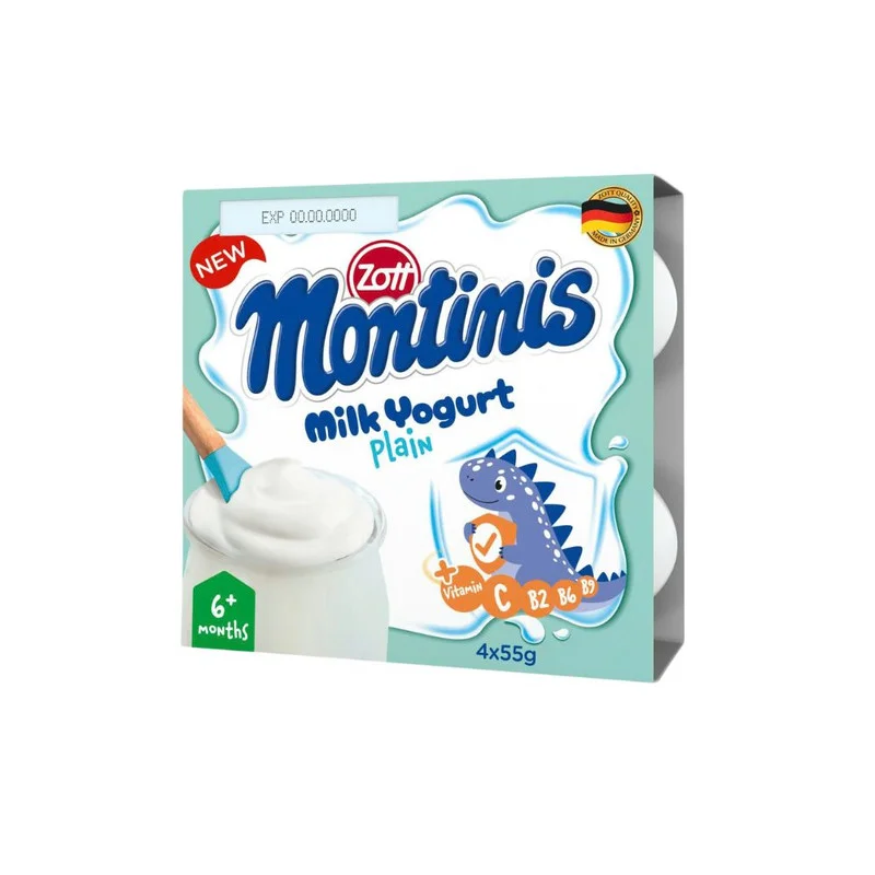 Sữa Chua Zott Montinis Nguyên Bản 4x55g