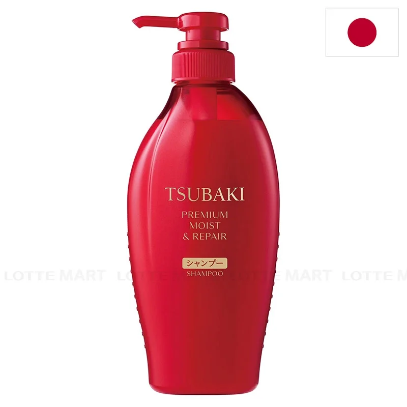 Dầu Gội Tsubaki Premium Dưỡng Ẩm và Phục Hồi Tóc Bóng Mượt Chai 450ml
