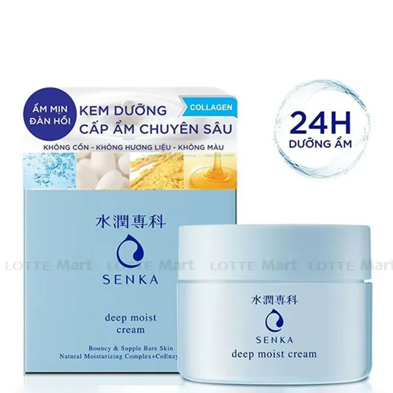 Kem Dưỡng Ẩm Senka Cấp Ẩm Chuyên Sâu 50g