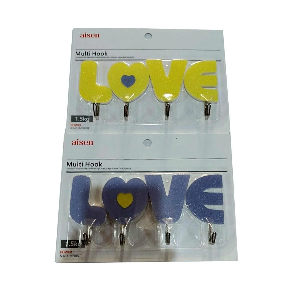 Móc Treo Đa Năng 1.5kg Love – AS0058 – 4 Cái