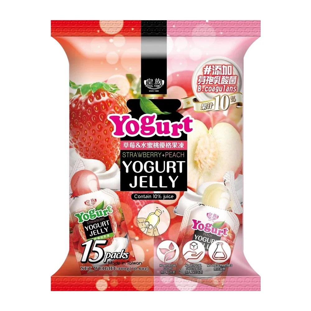 Thạch Yogurt Vị Dâu – Đào 300g