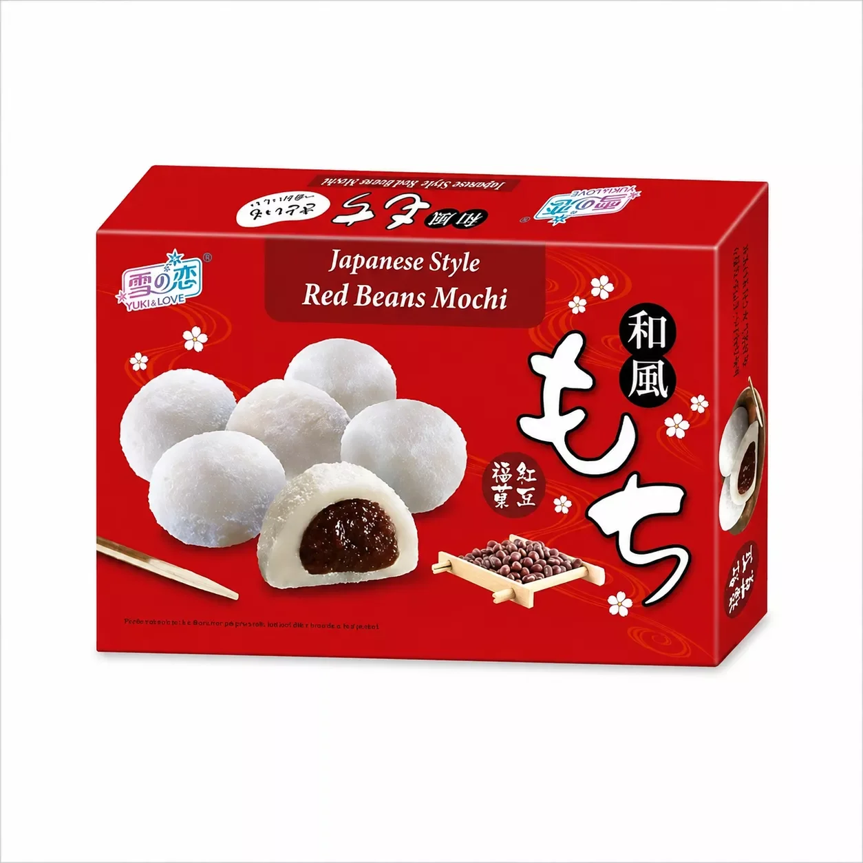 Bánh Mochi YUKI & LOVE Nhân Đậu Đỏ Hộp 210g