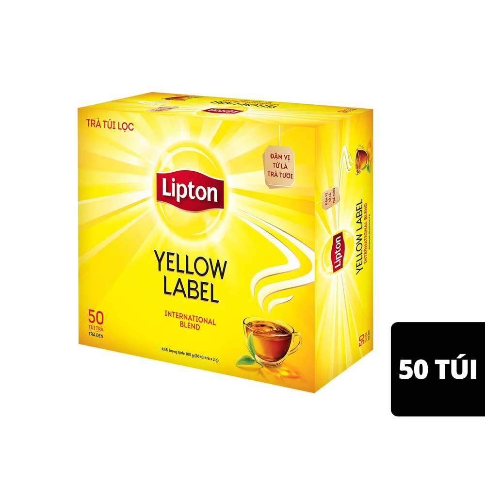 Trà Đen Túi Lọc Lipton 2g x 50 Túi