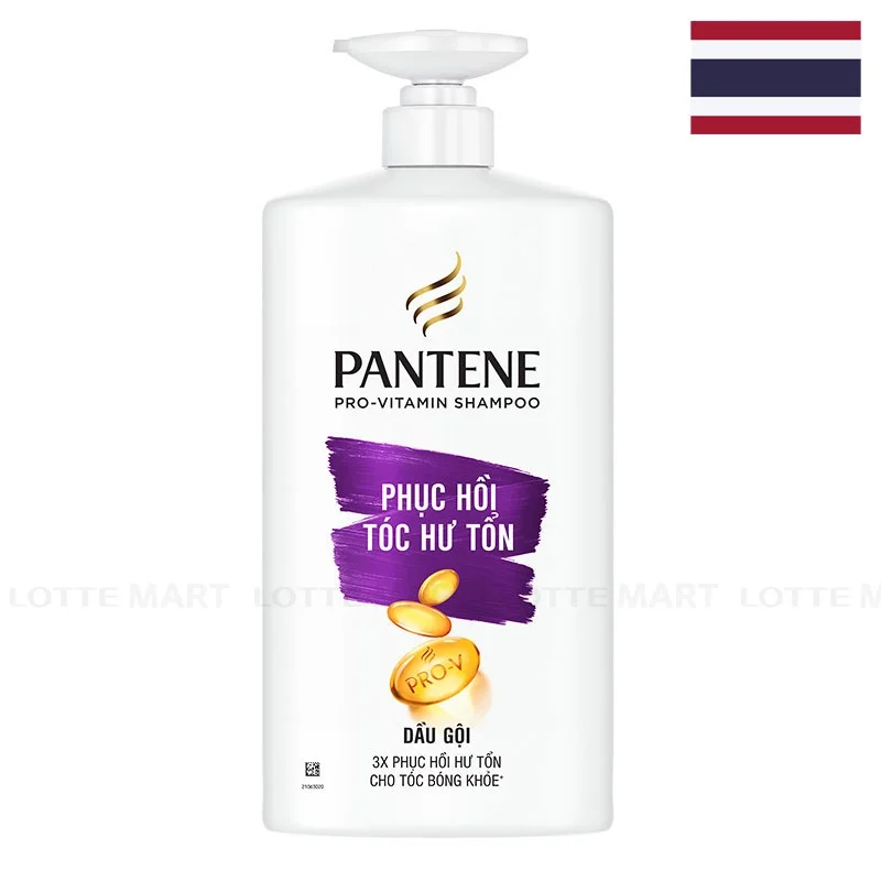 Dầu Gội Pantene Pro-Vitamin Phục Hồi Tóc Hư Tổn Chai 900ml