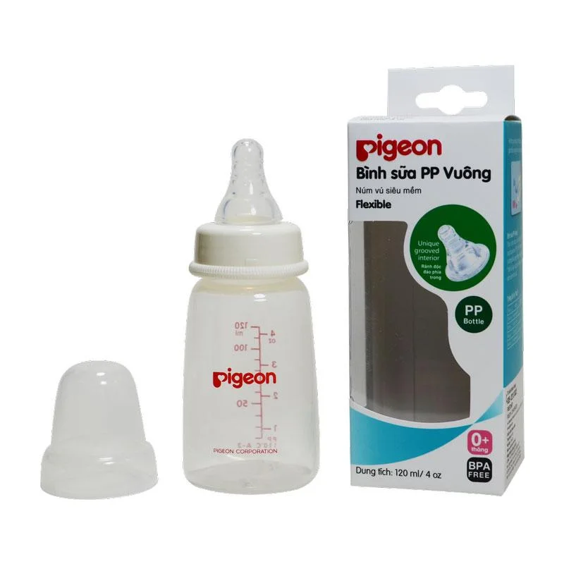 Bình Sữa Pigeon Vuông PP 120ml