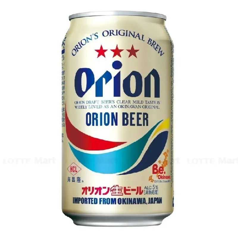 Bia Orion Draft 5% ABV Lon 350ml