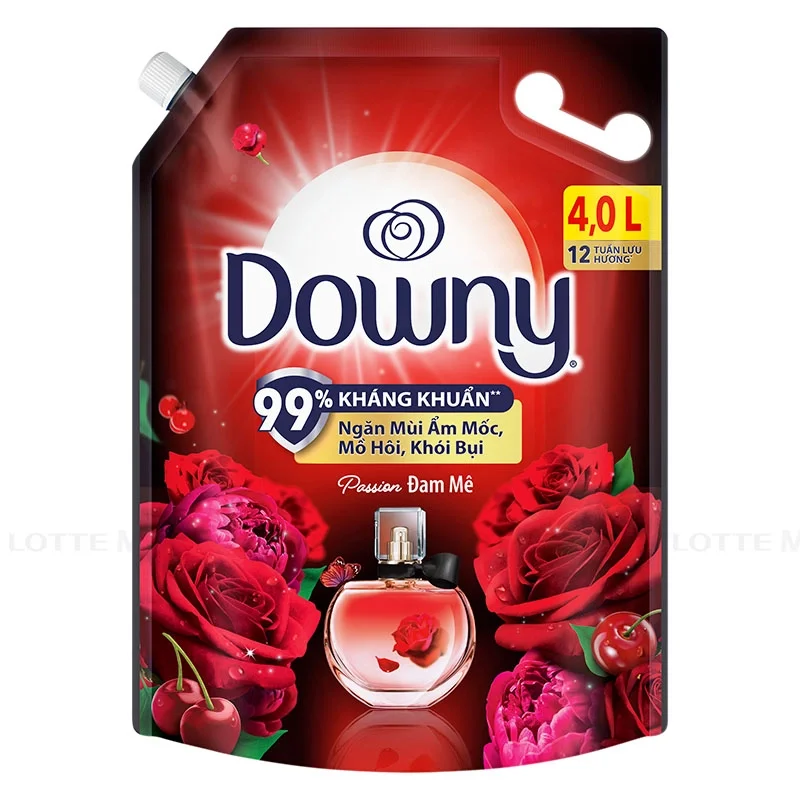Nước Xả Vải Downy Hương Đam Mê Túi 4L
