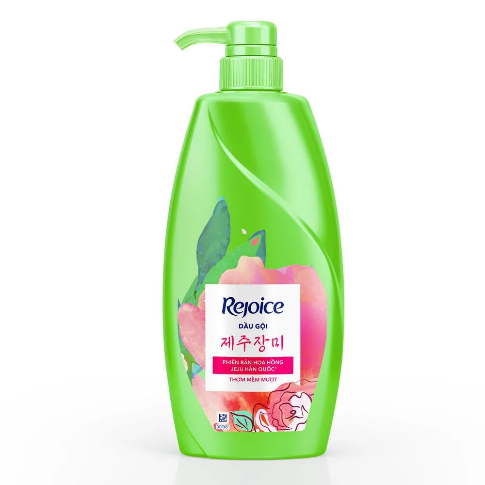 Dầu Gội Rejoice Hương Hoa Hồng Jeju Thơm Mềm Mượt 630ml