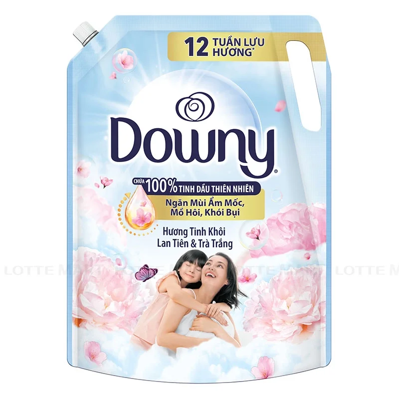 Nước Xả Vải Downy Hương Tinh Khôi Lan Tiên và Trà Trắng Túi 2.3L