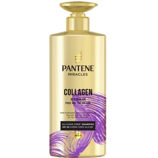 Dầu Gội Pantene Collagen Phục Hồi Tóc 500ml