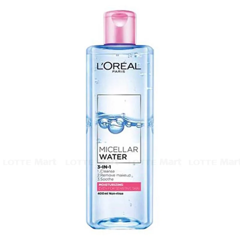 Nước Tẩy Trang Dưỡng Ẩm L'Oréal Micellar Water 3-in-1 Moisturizing Even For Sensitive Skin Chai 400ml