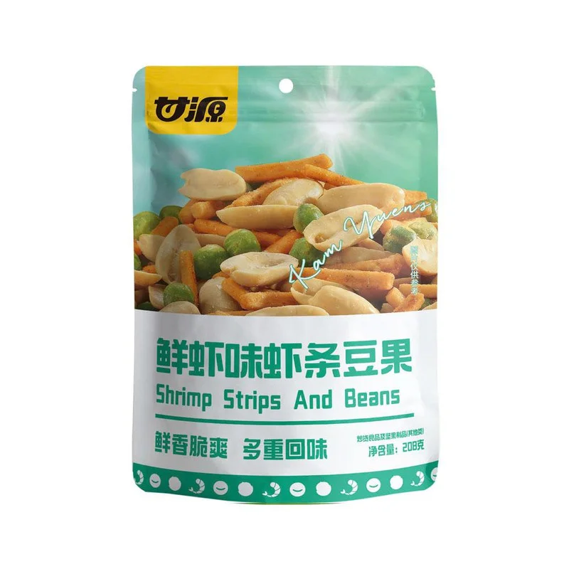 Hạt Mix Snack Tôm Cam Nguyên 208g