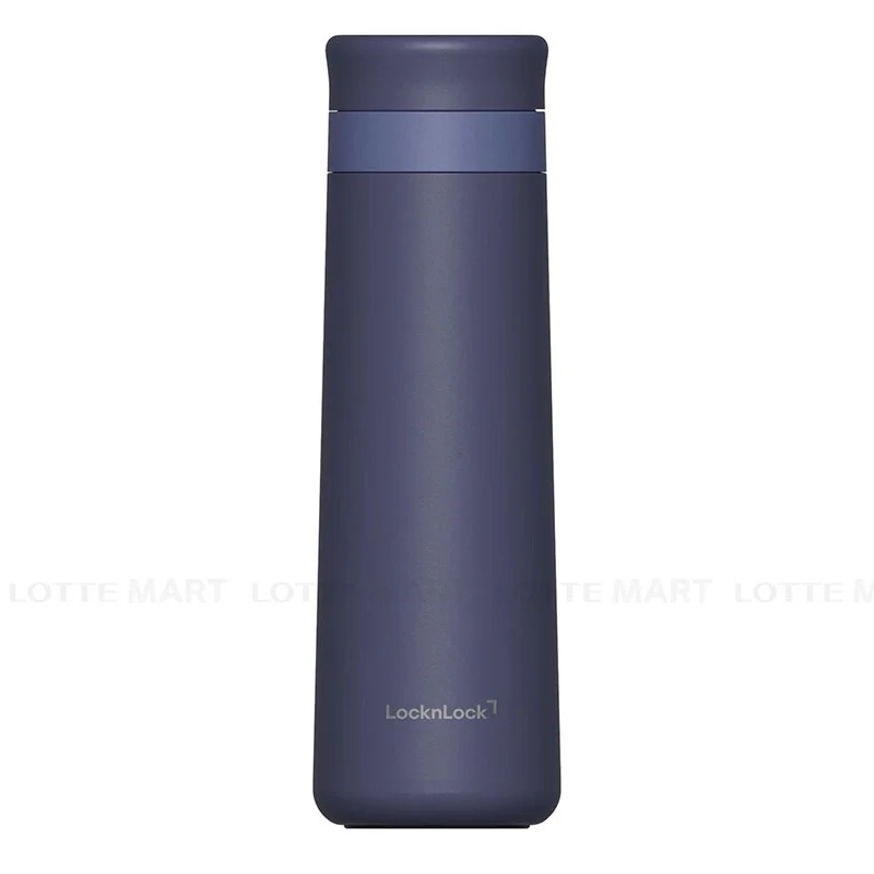 Bình Giữ Nhiệt LocknLock Touch Tumbler Màu Xanh Navy LHC4312NVY 450ml