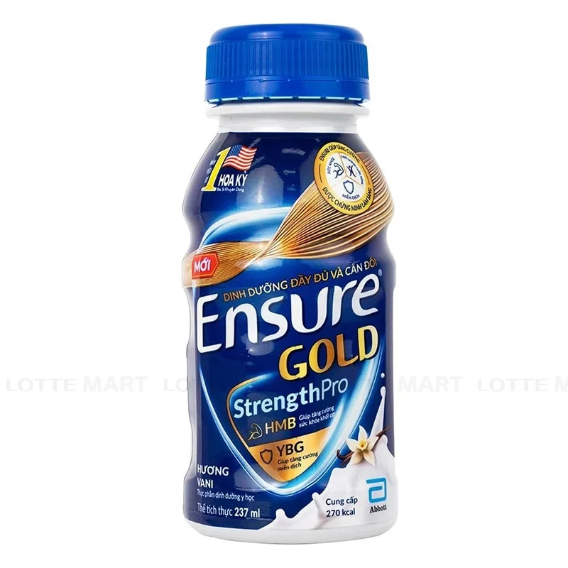 Sữa Ensure Gold StrengthPro Hương Vani 237ml