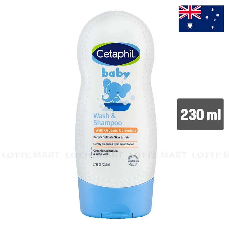 Sữa Tắm Gội Cho Bé Cetaphil Baby Hoa Cúc Calendula Hữu Cơ 230ml