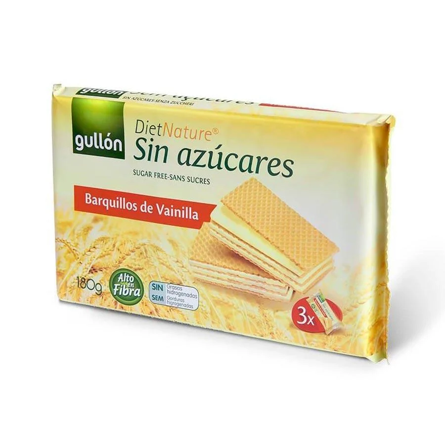 Bánh Xốp Ăn Kiêng Gullon Barquillos De Vainilla 180g