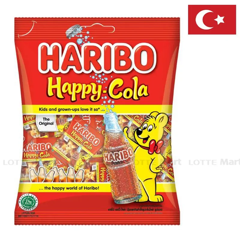Kẹo Dẻo Haribo Happy Cola Bịch 200g