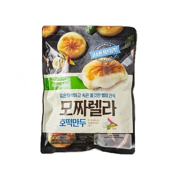 Bánh Hotteok Nhân Phô Mai Mozzarella Pulmuone Gói 600g