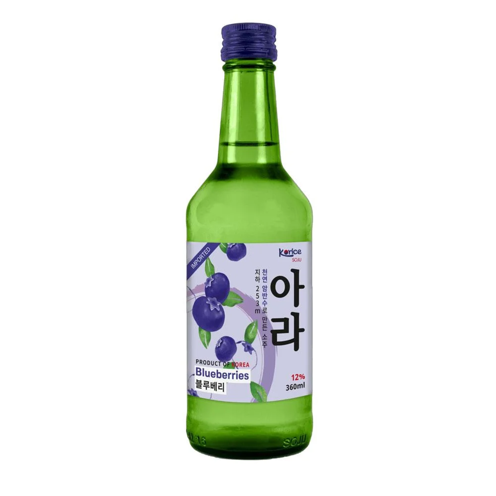 Rượu Soju Korice Hương Việt Quất 12% ABV 360ml