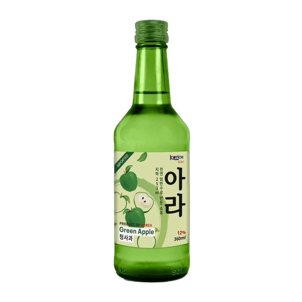 Rượu Soju Korice Hương Táo 12% ABV 360ml