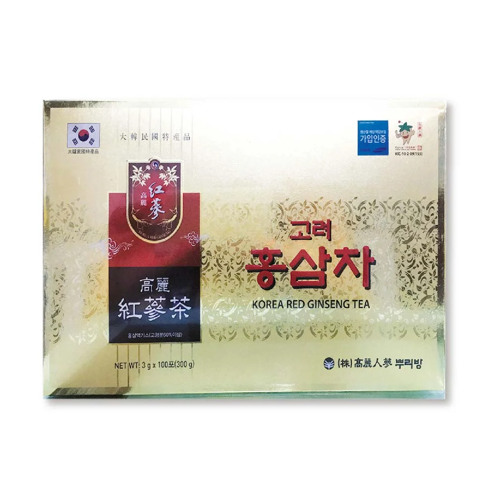 Trà Hồng Sâm Hàn Quốc Hộp 100 Gói x 3g