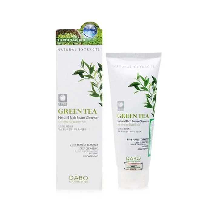 Sữa Rửa Mặt Dabo Trà Xanh 3in1 – 180ml