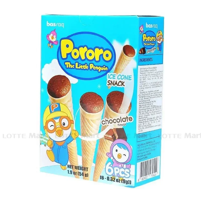 Bánh Kem Ốc Quế Pororo Vị Socola 54g