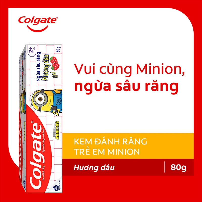 Kem Đánh Răng Trẻ Em Colgate Minions 80g