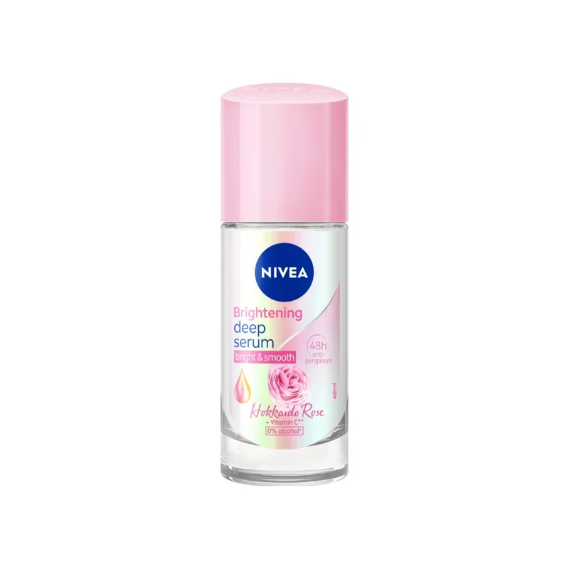 Lăn Khử Mùi Nivea Hương Hoa Hồng Whitening Deep Serum Hokkaido Rose 40ml