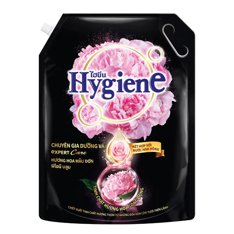 Nước Xả Vải Hygiene Hương Hoa Mẫu Đơn 3.5L