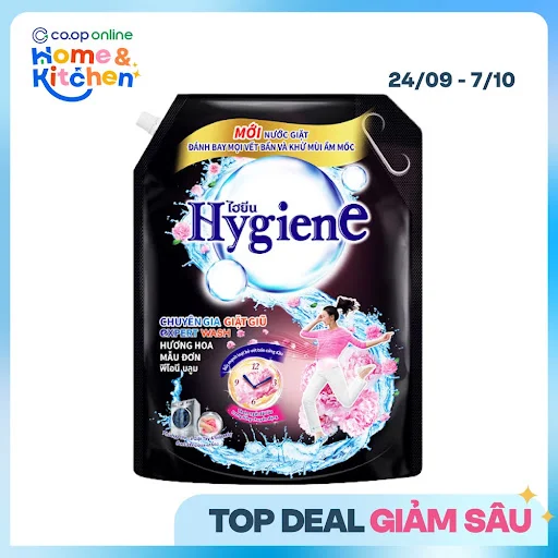 Nước Xả Vải Hygiene Hương Mẫu Đơn 3L