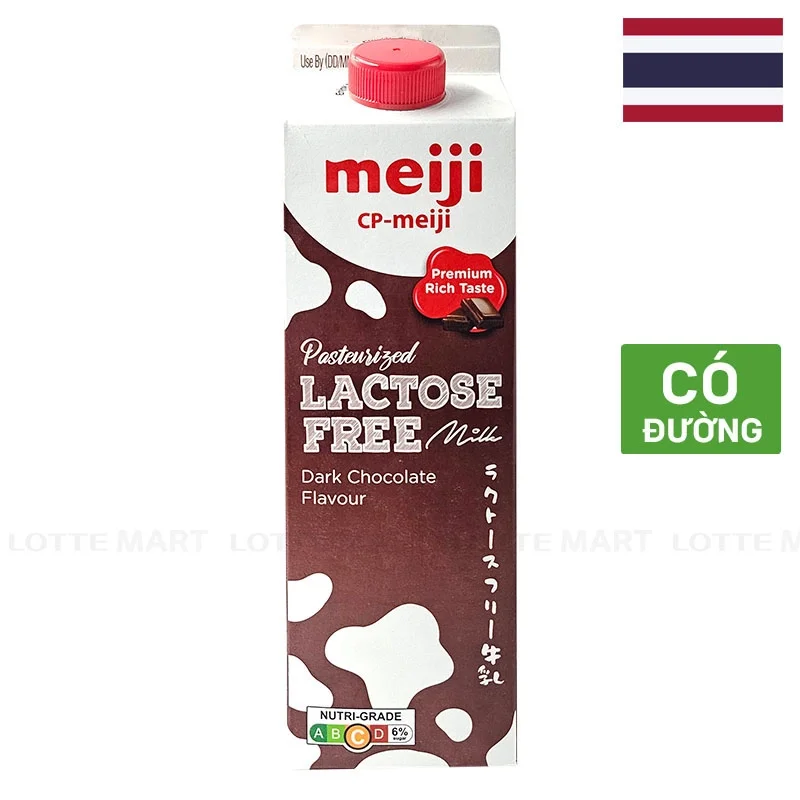 Sữa Thanh Trùng Meiji Không Lactose Vị Socola 946ml