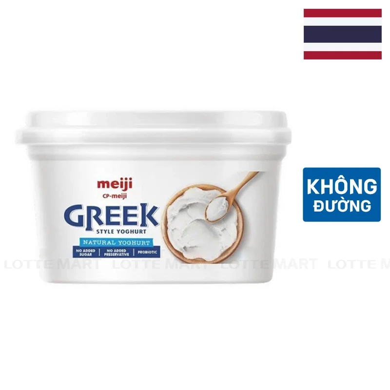 Sữa Chua Ăn Kiểu Hy Lạp Meiji Vị Tự Nhiên 500g
